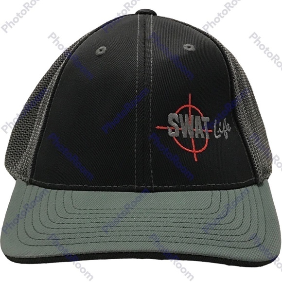 Black and Gray Trucker Hat - Picture 1 of 16